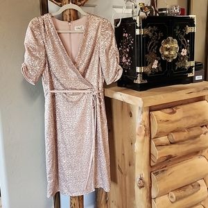 Eliza J. Sequined Dress